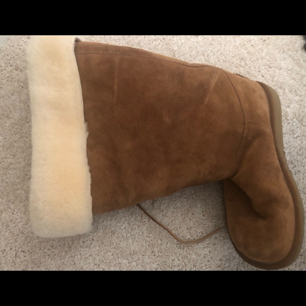 Ugg Australia lace up boots.